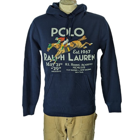 Polo Ralph Lauren Graphic Print Riding Academy Hooded